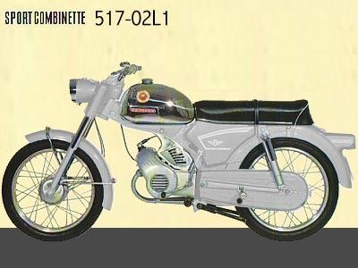 Zndapp-Ersatzteilliste Typ 517-02L1 Sport Combinette